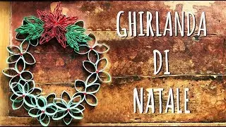 Ghirlanda di Natale con anime di Scottex (Riciclo Creativo) Arte per Te
