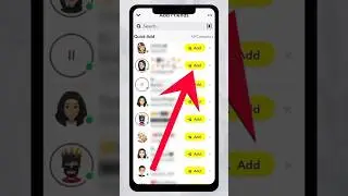 Snapchat par friend request kaise bheje 😱 How to send friend request on snapchat 2025 | #shorts