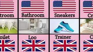 America vs British English words: English words different between America and British 🇺🇲🇬🇧