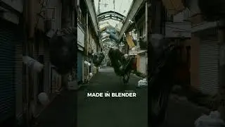 VFX Practice Blender Camera Tracking #blendervfx #vfx #blender3d