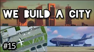 Minecraft | We build a City | #15 | International Airport | MinerBuilder