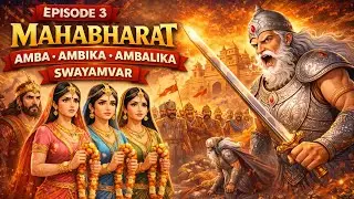 Mahabharat Episode 3 | Amba Ambika Ambalika Swayamvar | Animated Story