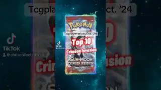 Top 10 CRIMSON INVASION Pokemon Cards 👀 #shorts #top10 #crimsoninvasion