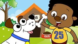 Stand Up, Sit Down  | Learn Action Words With The Dog Milu