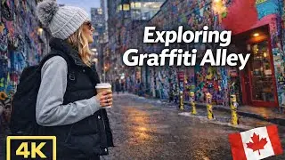 Downtown Toronto&rsquo;s Iconic Graffiti Alley| controversial Murals| 4K Walking tour 