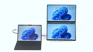 Portable Dual Monitor - With DisplayLink, connect via USB C port