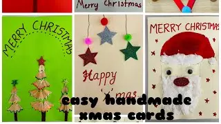 Easy Handmade Christmas cards #simplechristmascards2020 #sistersbesties