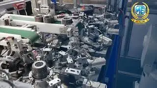 Automated Multigauge for Gear Pinion I Simultaneous Operation with 2 Machines #automation #robotics