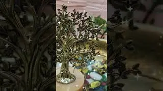 Brass Tree of Life Or Kalpavriksha Decor | Luxury Vastu Home Decor  #brassidol #youtubeshorts