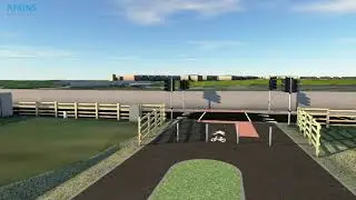 Baldoyle to Portmarnock Greenway flyover