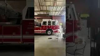 Durham NC Fire department Ladder Co. 3 responding to a structure fire