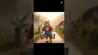 the hardworking cat