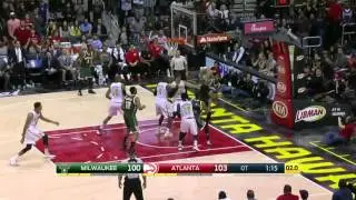 Milwaukee Bucks vs Atlanta Hawks | February 20, 2016 | NBA 2015-16 Season