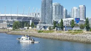 LIVE WALKING TOUR BEAUTIFUL SUMMER FALSE CREEK SCIENCE WORLD DOWNTOWN #WALK #WALKING | #VANCOUVERBC