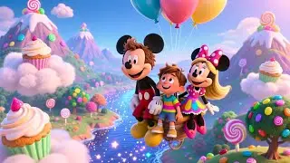 Mickey Mouse and the Magic Bubblegum Balloon 🎈 | Magical Bedtime Story for Kids | Fun Adventure Poem