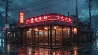 Rainy Lights of a Lonely Alley | Deep Lofi Vibes for Focus