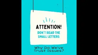Why Do We Have Trust Issues ??? / Psychology Of Trust In Relationships