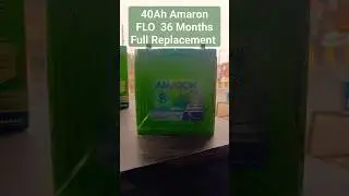 40Ah Amaron Car Battery 36 Months Full Replacement #shorts #viral #trending #shortvideo #battery