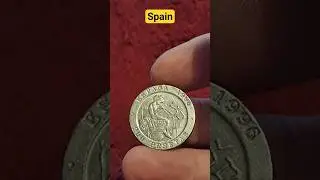 Spain, 1996, 200 Pesetas. World Coin Collection Short #coins #coincollecting #history