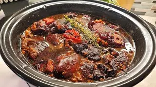 Guyanese pepper pot in the crock pot/slow cooker | full recipe