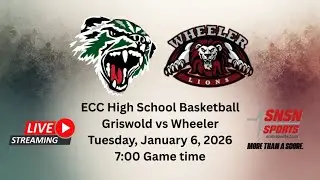 ECC Boys Basketball Matchup - Griswold Wolverines vs Wheeler Lions