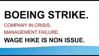 BOEING STRIKE. BOEING STOCK. BOEING UNION REJECT CONTRACT OFFER. ANALYSIS. #boeing #2025