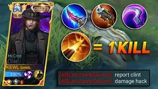 CLINT PASSIVE SKILL = 1 KILL! THE ENEMY THOUGHT I WAS USING CHEAT!🔥