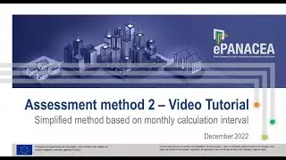 ePANACEA Method 2 of Assessment - Tutorial