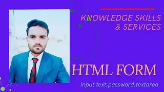 HTML Form [Input text,password,textarea] Lecture-25 [HTML tutorial for beginners in Urdu/Hindi]