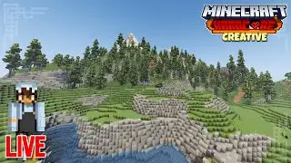 Creative Planning For My Minecraft Hardcore Forever World! | LIVE