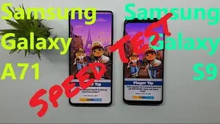 Samsung Galaxy A71 vs Samsung Galaxy S9 - SPEED TEST + multitasking - Which is faster!?
