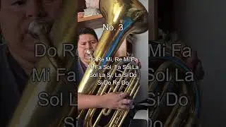 Escalas para crear tus propios adornos #brass #tuba #musica #bass #tutorial #music #banda #foryou