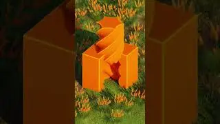 Infinite loop relaxation! #ASMR #shorts #satisfying #3danimation #cgi #relaxing #nft