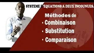 Sytsème d'équations à deux inconnues | Résolution système d'équations