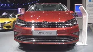 Volkswagen Golf Sportsvan 1.5 TSI ACT 130 hp 7DSG (2018) Exterior and Interior