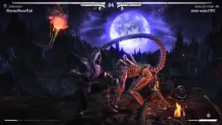 Mortal Kombat XL Alien vs Liu Kang