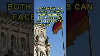 Germany's Strange ⚖️ Legal Quirk🔫 For Men On Gun Fight #legalfacts
