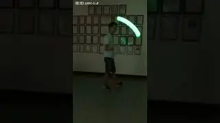 Spinning Led Light Up Poi Ball, LED Poi Ball Swirling Light Toy