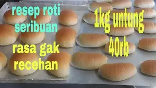 Resep roti lembut-roti manis ekonomis seribuan #roti#rotinadodia #rotinadedonadecasa