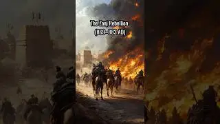 The Zanj Rebellion (869&ndash;883 AD) #zanj #rebellion #historicalevents #history #africanhistory