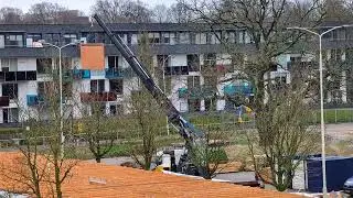 Afbraak bouwkeet EdesPoort 1 | Noordplein | Atlas van Ede