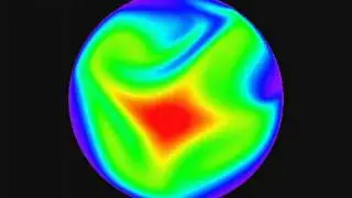 Scalar transport in a bounded chaotic flow
