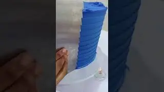 How to comb a Buttercream cake smoothly using a Cake comb. #youtubeshorts