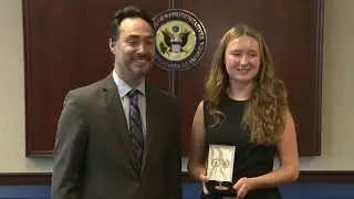 Local student recognized by US Rep for volunteer service
