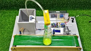Automatic Bottle Filling & Counting & Liquid Tank Level Monitoring  || ZerOne Projects