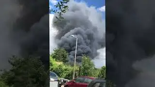 Fire at Globe Industrial Estate, Grays.