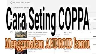 CARA SETING  COPPA YOUTUBE MENGGUNAKAN ANDROID #arkaunlimited