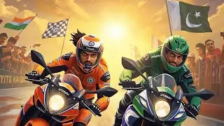 INDIAN vs PAKISTAN BIKE RACING GAME 🔥,🇵🇰 vs 🇮🇳 