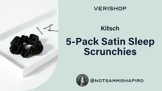 Kitsch 5-Pack Satin Sleep Scrunchies Review