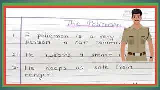 Essay On Police Man ! Easy Eassy For  Police Man